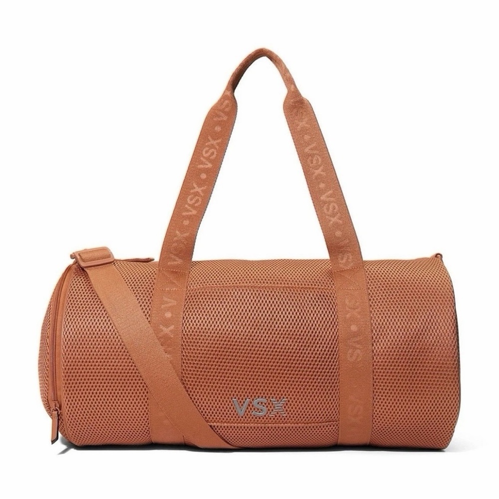 VSX Burnt Orange Mesh Duffel Bag for women